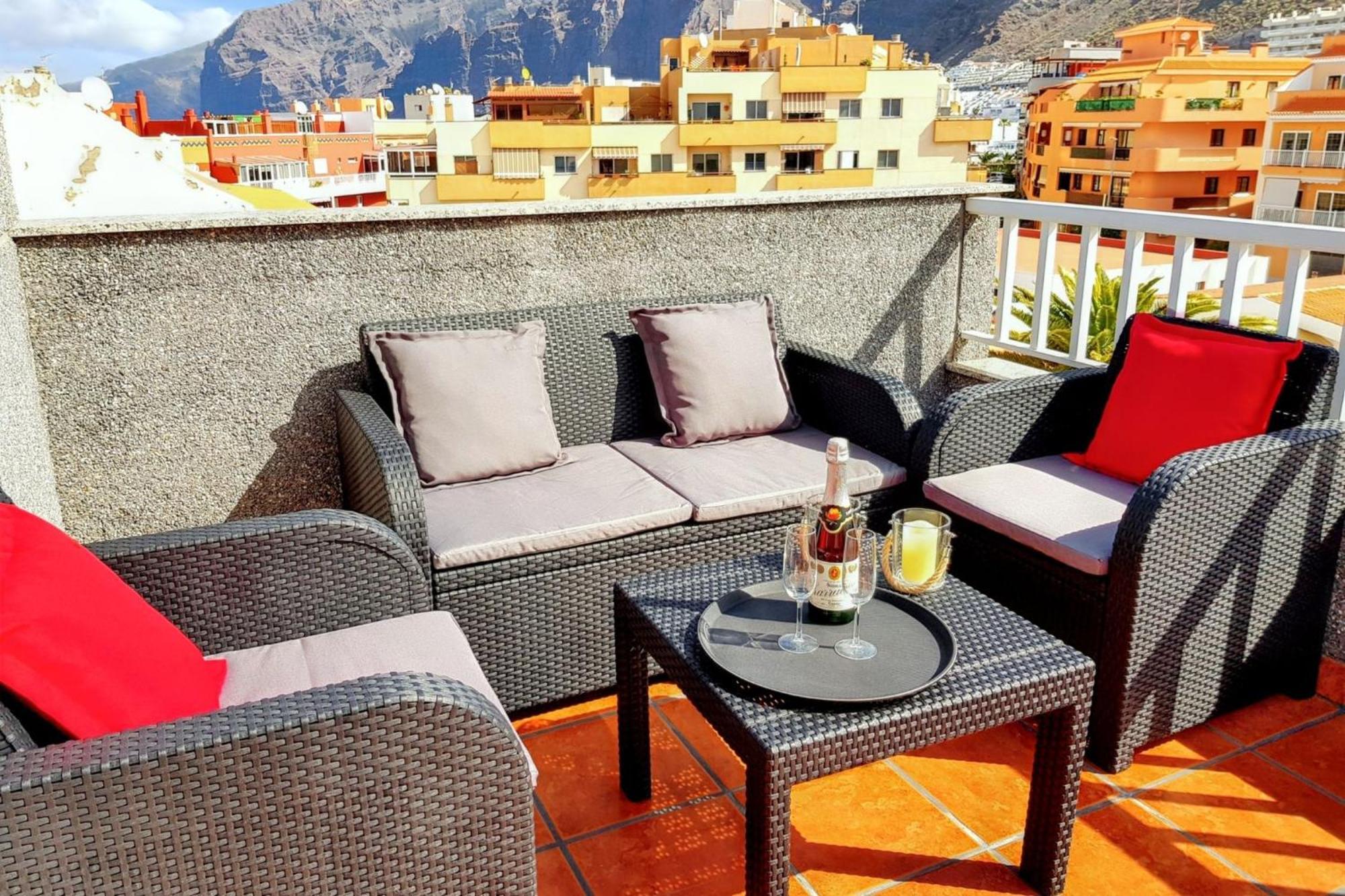 Modern Apartment In Puerto De Santiago - 65 Sqm - Mountain View ภายนอก รูปภาพ